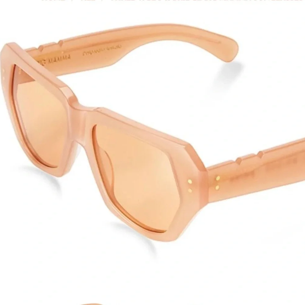 PARED BEC + BRIDGE BIG MAMMA SUNGLASSES PINK AMBER NWOT